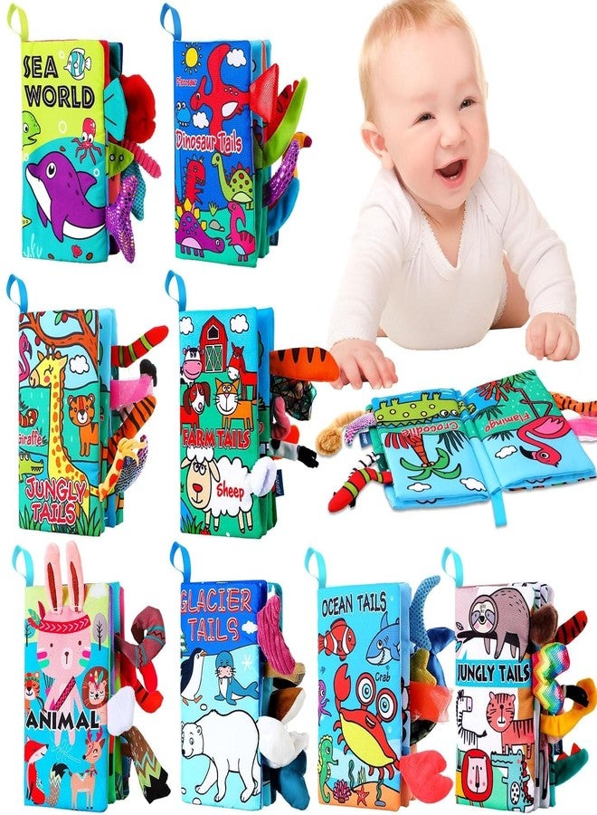 BeFunky مجموعة كتب بي فانكي للأطفال الرضع (8 قطع) ذات تباين عالٍ وصوت خشخشة، مناسبة للأطفال من عمر 0 إلى 6 أشهر، ألعاب حسية للأطفال، كتب ناعمة للأطفال الرضع، كتب تفاعلية، هدايا مثالية لمقعد السيارة، السفر، أساسيات تنمية مهارات التعلم المبكر للأطفال حديثي الولادة. - Image 1